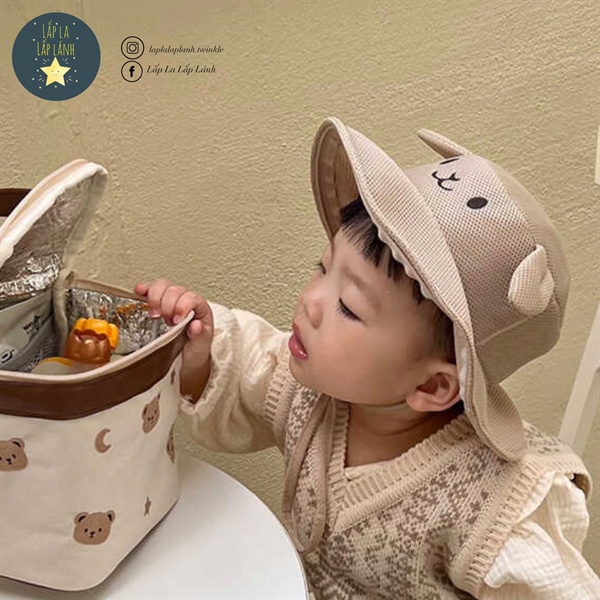 HelloMinimine Nón Chống Giọt Bắn Cừu Beige size S