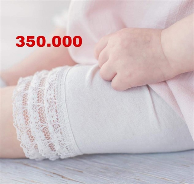 Happy Prince Quần trắng ống ren