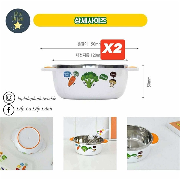 Dongyang Chén inox size lớn rau củ