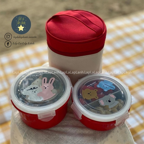Dailylike lunch box Đỏ