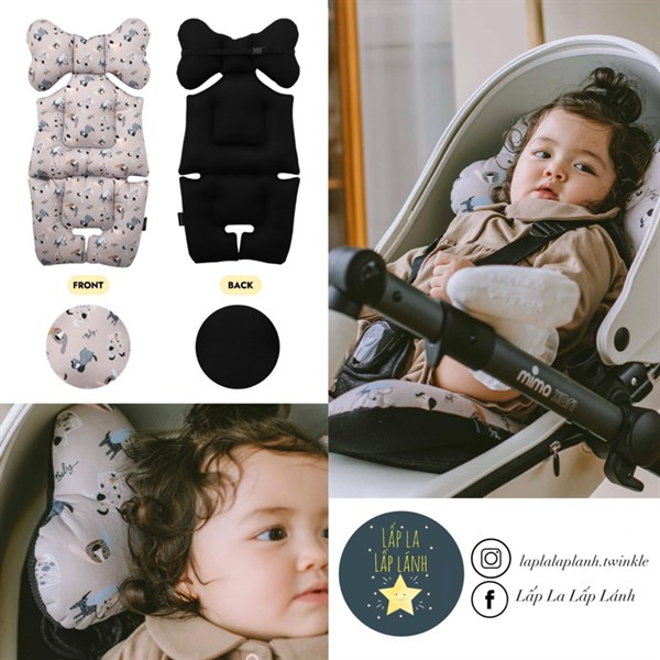 BILY Nệm lót xe đẩy Funny Dog