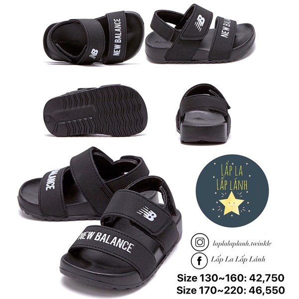 NewBalance Sandal Logo Black (Kid)