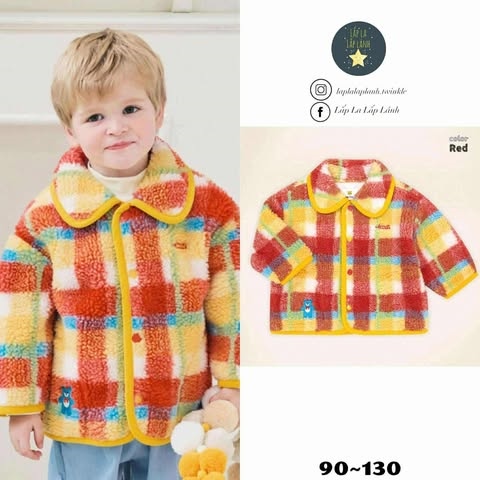 Mellimolli Áo khoác nỉ Caro Cam