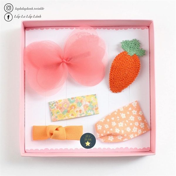 ChennyBongBong Set kẹp mẫu 8