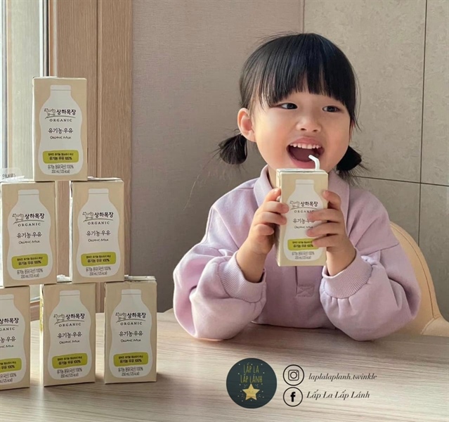 Sanghafarm Sữa tươi organic vị tự nhiên THÙNG 24 hộp 200ml date 07/09/2025