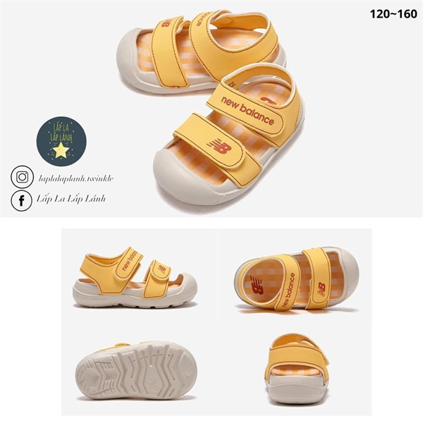 Newbalance Sandal K8809Y4I Vàng size 160