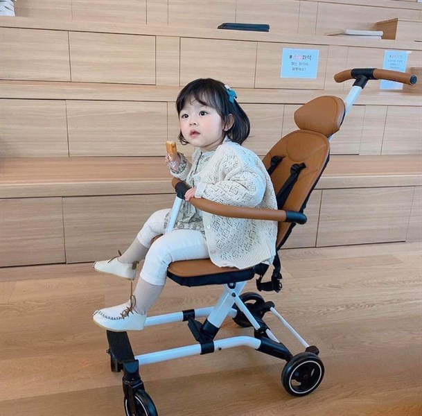 Able+ Xe đẩy nệm nâu