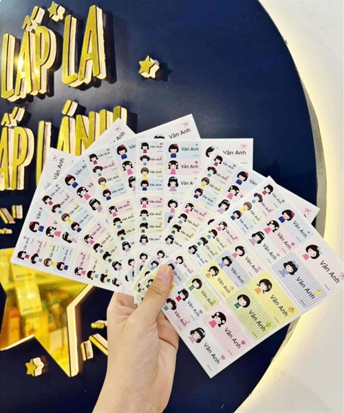 Designagit Stickers Màu dán đồ vật