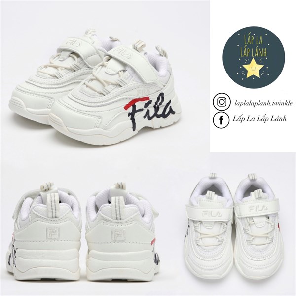 Fila Ray Script White size 150