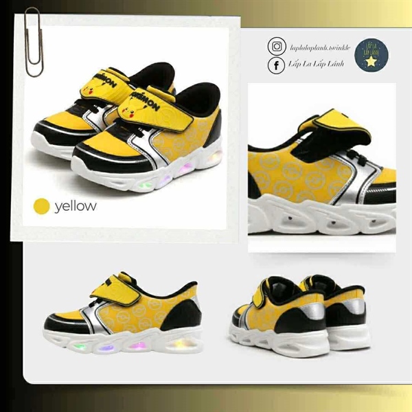 Shoelamode Sneaker Pokemon Led size 160