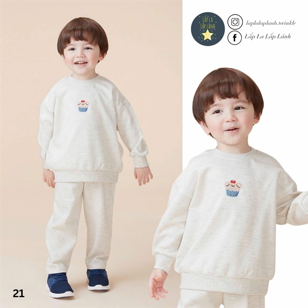Kidscomo Đồ bộ số 21 size 6-7y