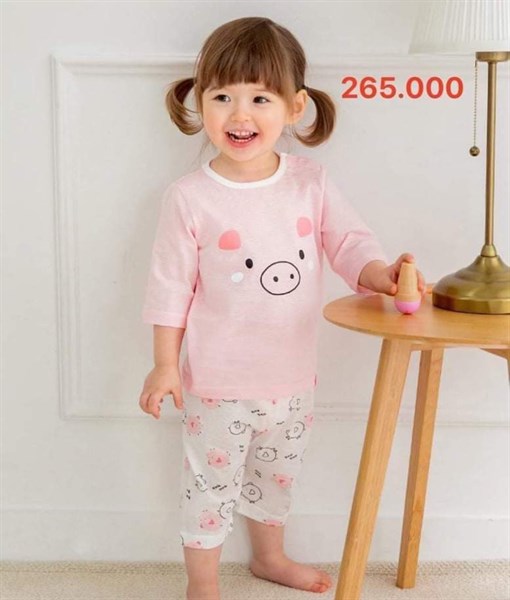 Cordi Set quần áo Heo hồng