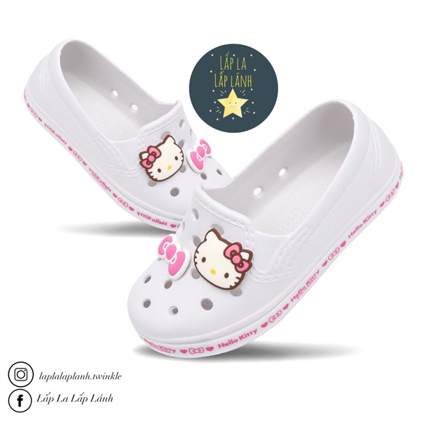PANCOAT Giày nhựa Kitty Trắng