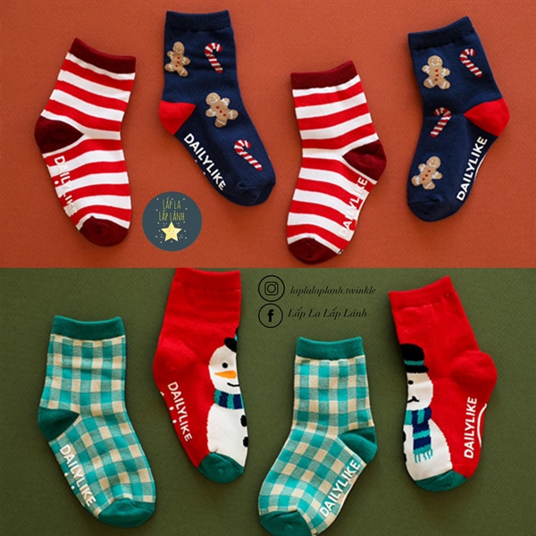 Dailylike set 4 vớ mẫu 1 size S