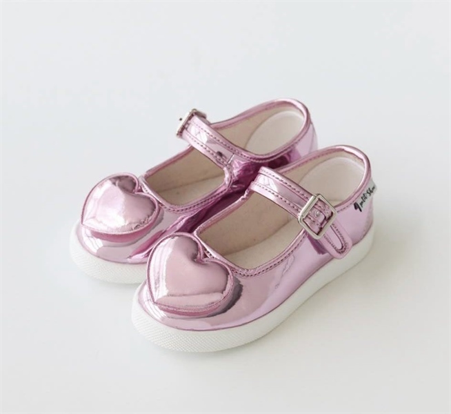 Petitshoes Giày tim hồng size 150