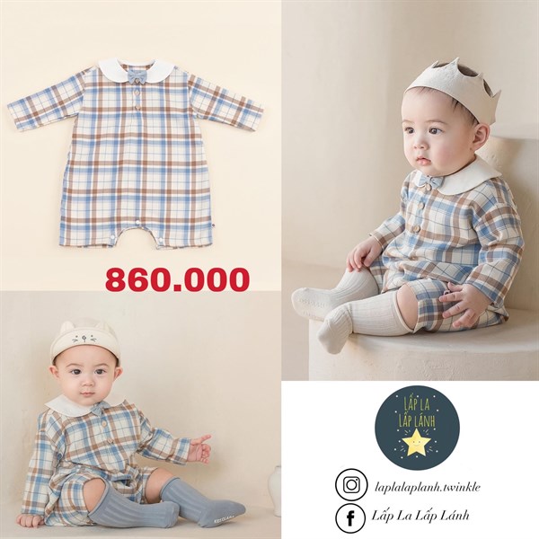 Happy Prince Bomper Caro Nâu Xanh blue for boy