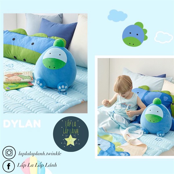 MiloGabby Thú Bông Khủng long Xanh