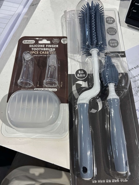 Edison Set cọ rửa bình Xanh (hàng tặng)