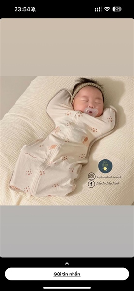 SundayHug Swaddle Kén ngủ size L Safari Beige