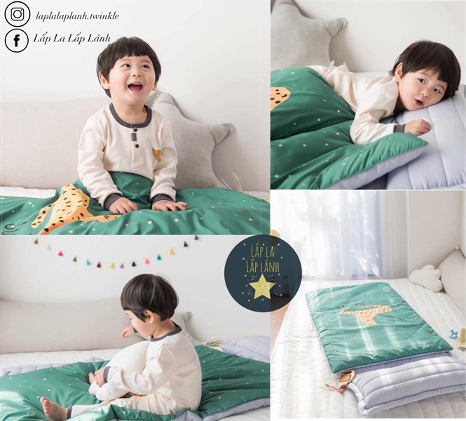 Juho Set Ngủ Báo Đốm Green