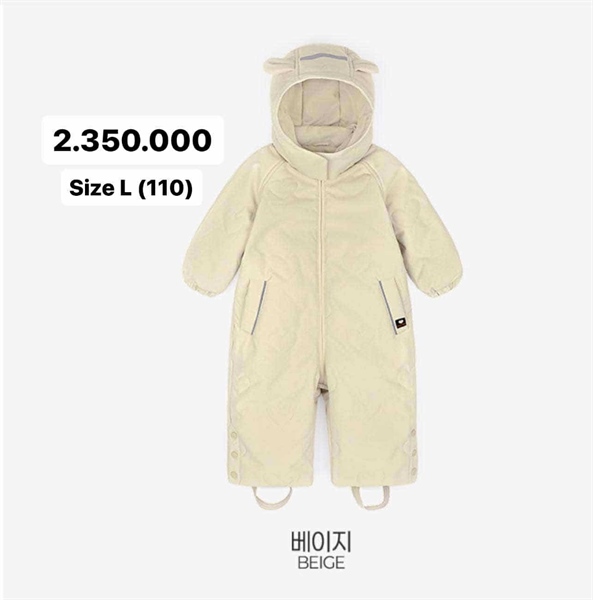 Pimpollo Bộ đồ tuyết cho bé Ivory size L (110)