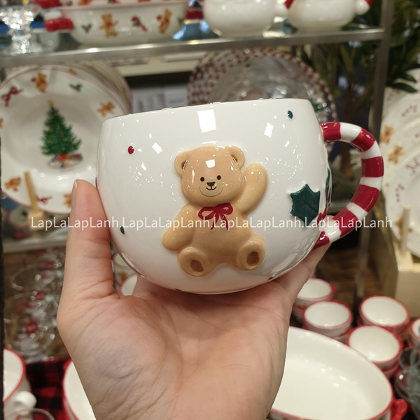 Modernhouse Ly gấu sứ có tay cầm