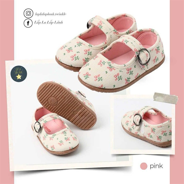 Ozkiz Giày bệt Pink Flower S180