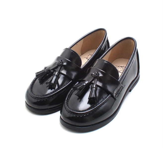 Yangju Giày đen da bóng size 160