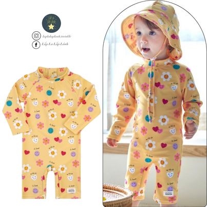 Joymulti Đồ bơi hoa Vàng size 110