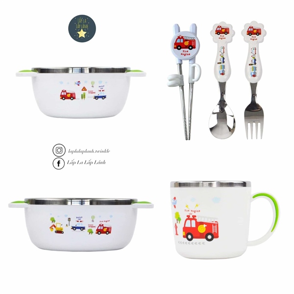 Dongyang Set muỗng nĩa đũa ô tô