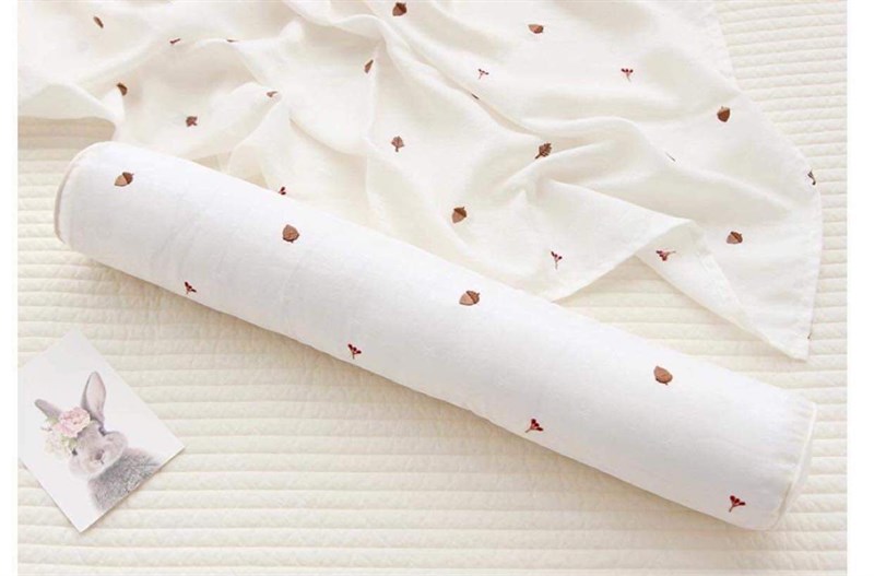 Hellominimine Vỏ gối ôm hạt dẻ chất Rayon