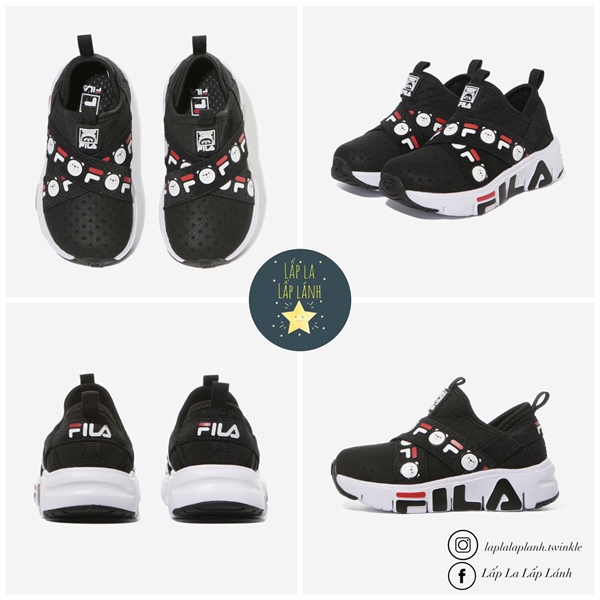 Fila Giày Gấu Đen Đan Chéo