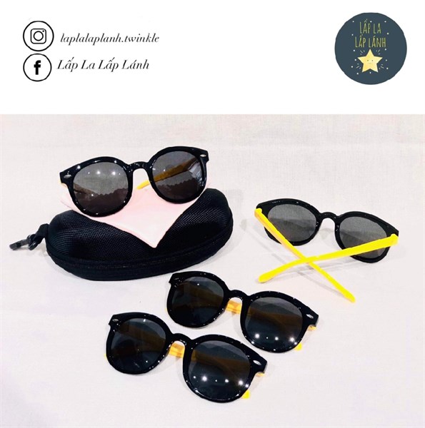 Bayb Kính Mát Cho Bé Black Yellow