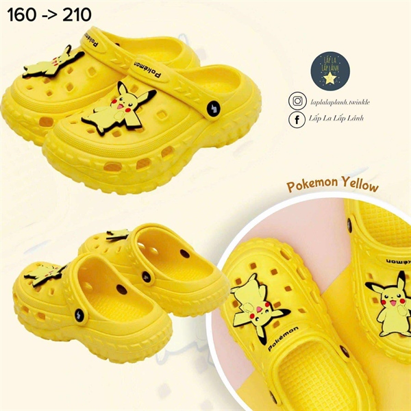 Shoelamode Sục Pokemon Star Bomb size 190