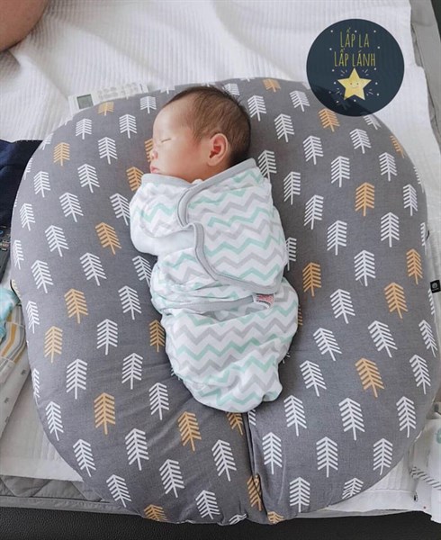Rototobebe Vỏ gối chống trào Mũi tên xám