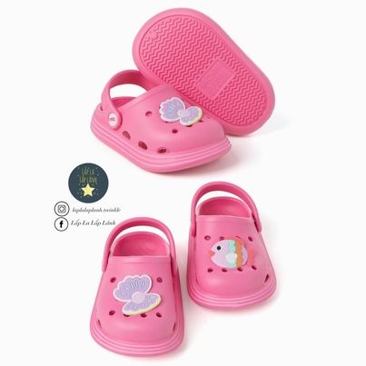 Ozkiz Dép nhựa vỏ sò hồng s140-170