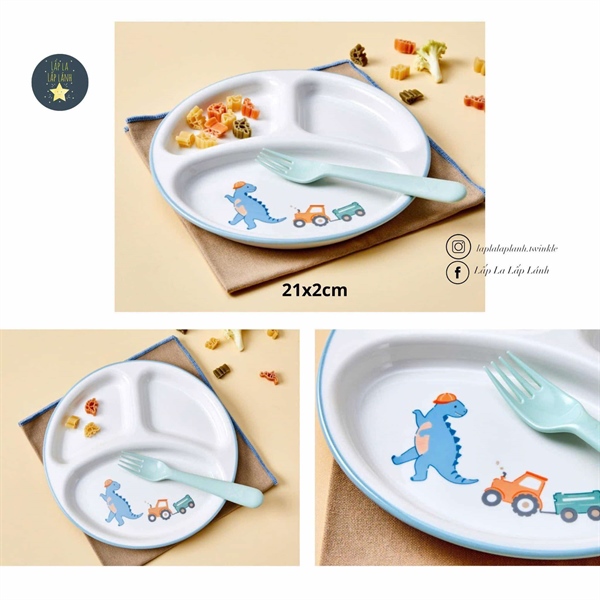 Modernhouse Khay sứ 3 ô Khủng long