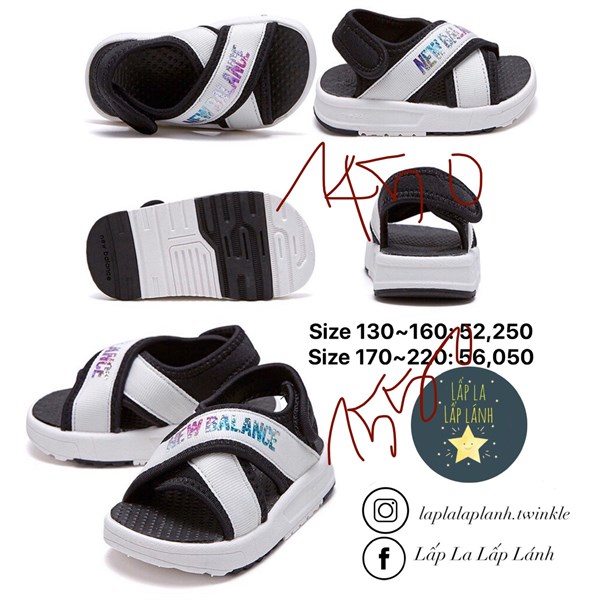 NewBalance Sandal Galaxy Cross White (Baby)