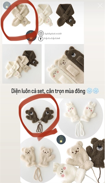 Buying Khăn găng tay Nâu