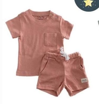 SundayHug Đồ bộ Hồng san hô size 6m