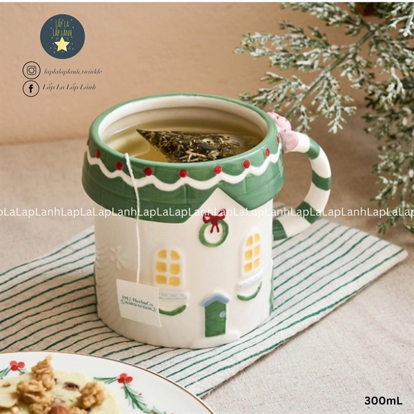 ModernHouse Ly sứ Noel Ngôi nhà xanh