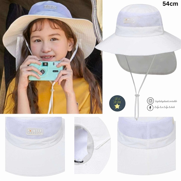 Hazzys Nón vải che gáy Trắng ITM31UA02M_WT