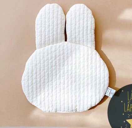 Dottodot Thin Pillow Thỏ vân sọc Trắng muốt