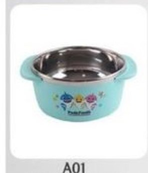 Aizoum Chén Baby Shark nhỏ Xanh