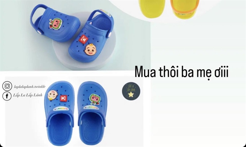 Pancoat Dép cocomelon Xanh size 150