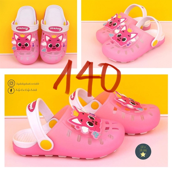 Pinkfong Sục pinkfong size 140