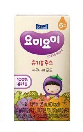 Maeil Nước ép Mix táo lê nho lốc 4 hộp