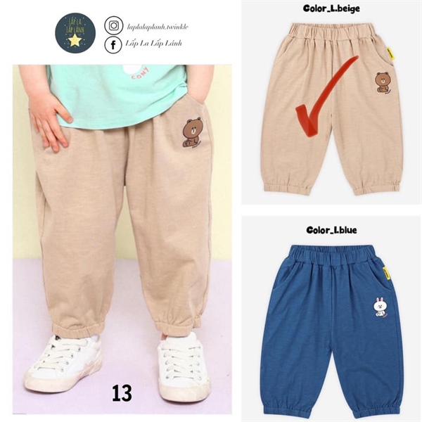 Mollimelli Quần dài gấu