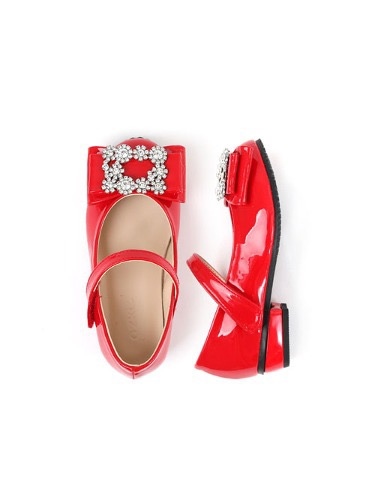 Ozkiz Giày búp bê đỏ size 200