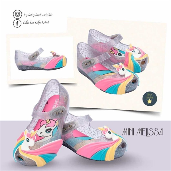 Minimelissa Sandal MSKCF2TSUL11CLG size 180 Unicorn xám
